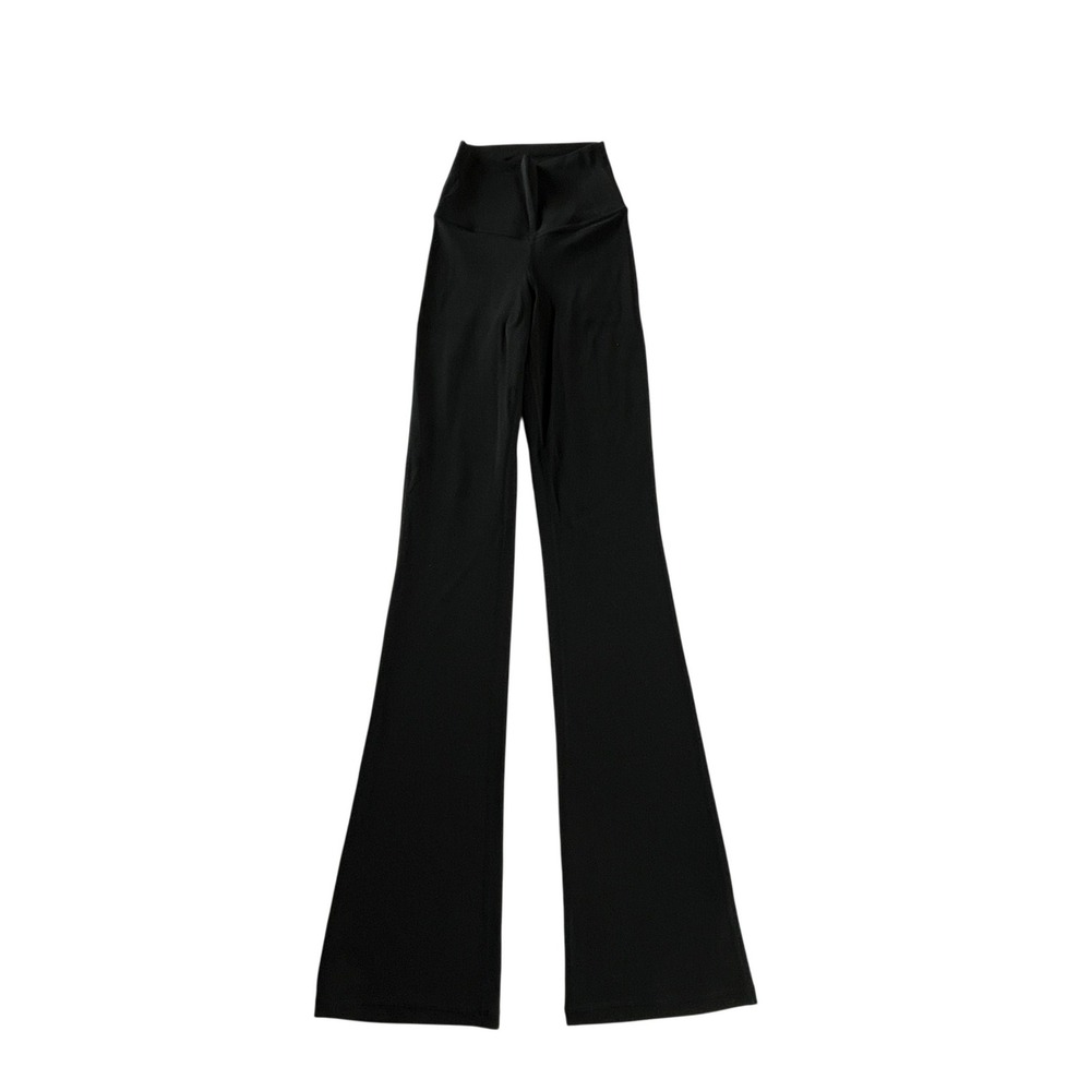 Athleta Transcend Slim Pant Black High Rise Flare Yoga Pants XXS NWT